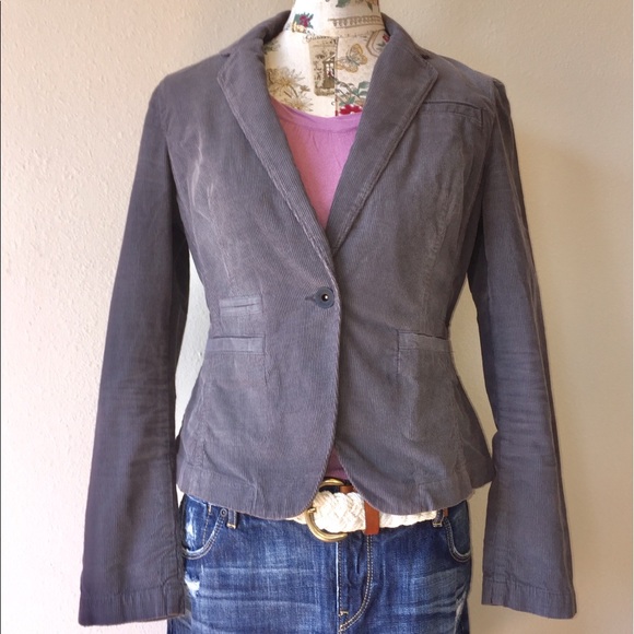 Banana Republic Jackets & Blazers - Banana Republic Grey Corduroy Blazer